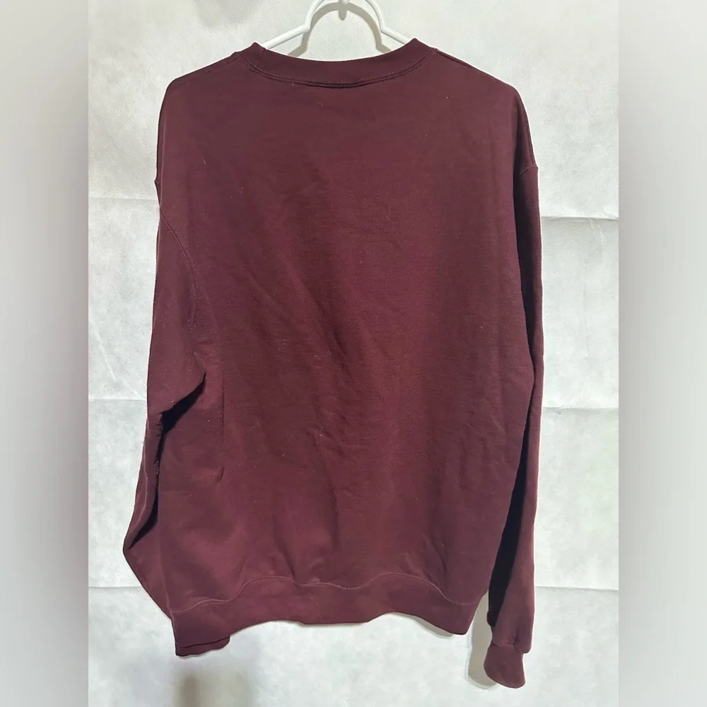 Vintage Champion Harvard University Sweatshirt Crewneck Sz Large Burgundy Shirt